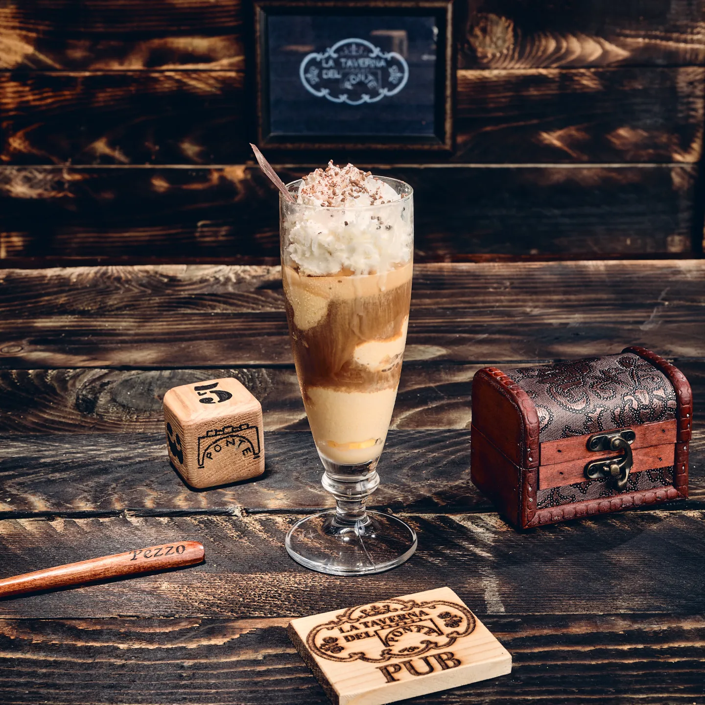 Affogato al caffe
